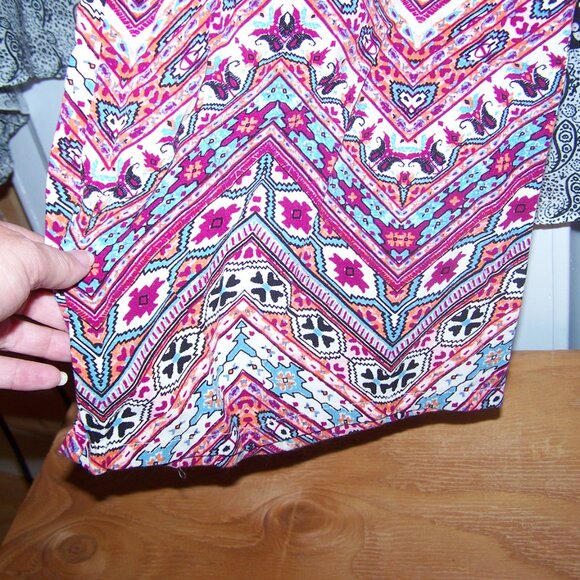 Joe B Aztec Wide Leg Pants Sz M - Picture 4 of 5